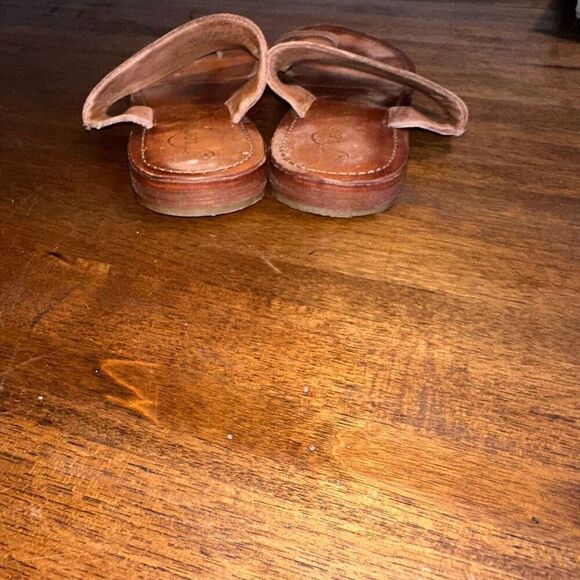 Free People Sant Antoni Leather Slide Sandals - Picture 5 of 7